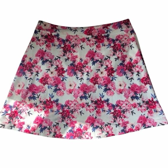 G/FORE G4 Womens Golf, tennis or pickleball Skort Floral Print S Polyester - Picture 4 of 5